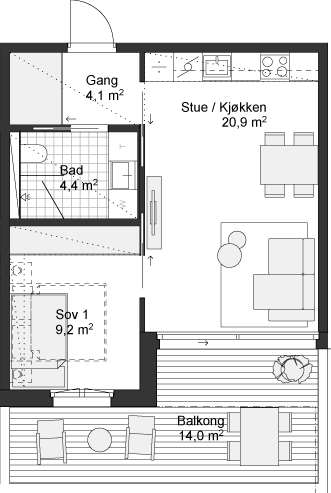 Plantegning 1